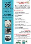 locandina 22 febb Presentazione Libro Sapereliberta m scaled